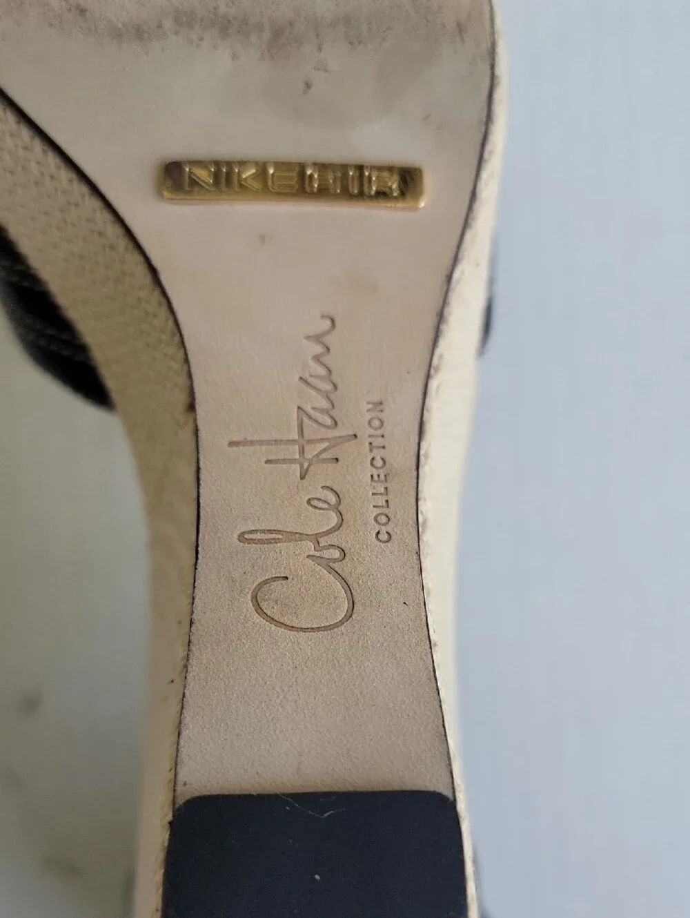 Cole Haan shiny black